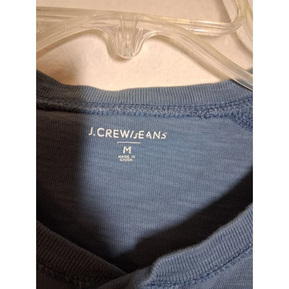 J. Crew Long Sleeve T-Shirt Casual Blue Men's Size Medium